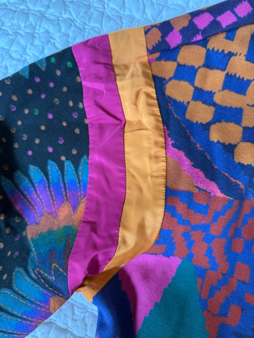 FARM Rio Patchwork Cropped Sweatshirt - Multicolor - Picture 5 of 12